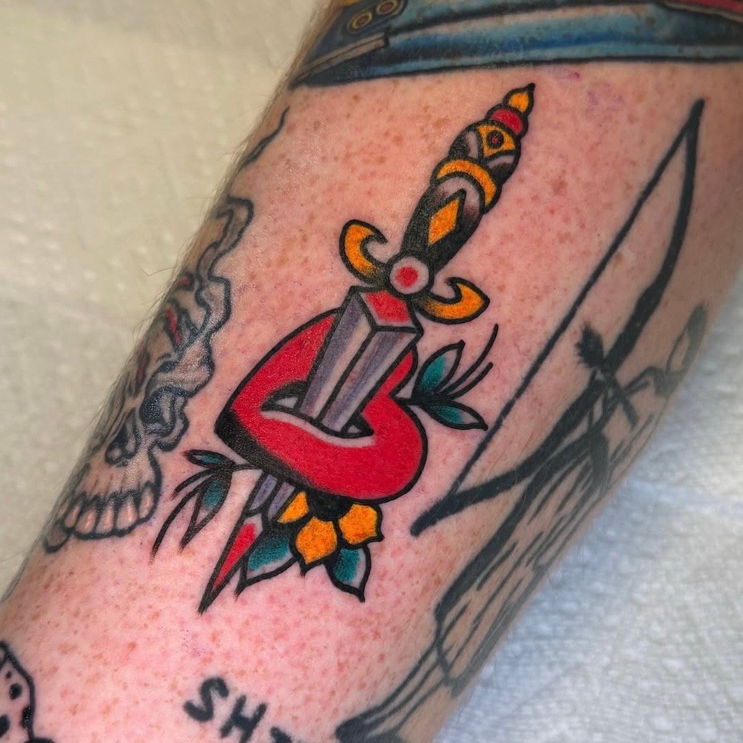 American traditional tattoo by All City Tattoo