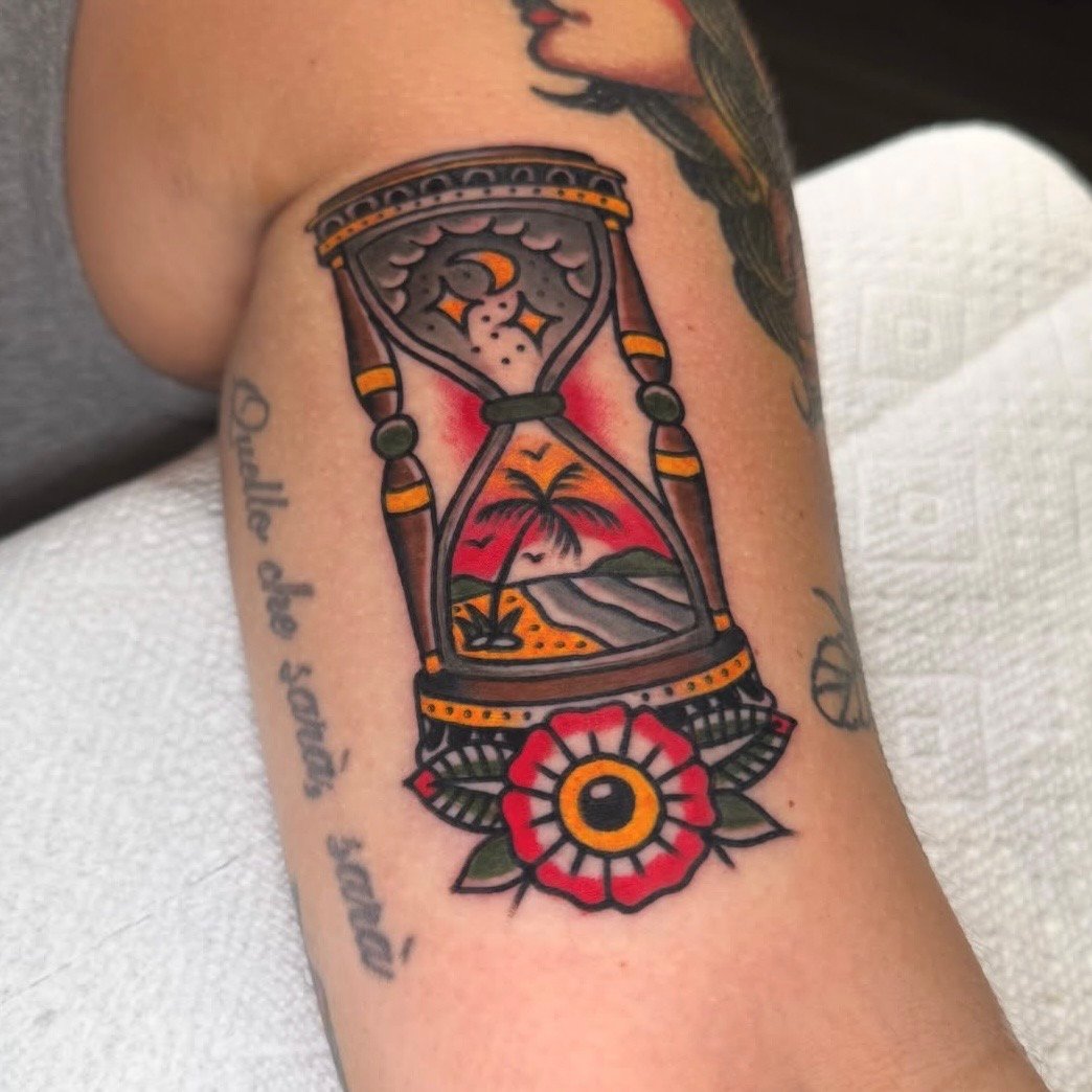 Bold traditional tattoo by All City Tattoo