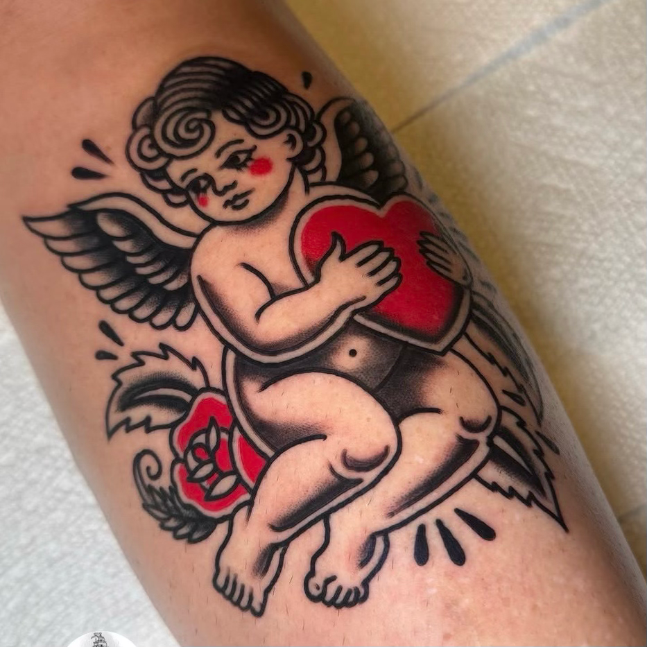 Classic traditional tattoo by All City Tattoo